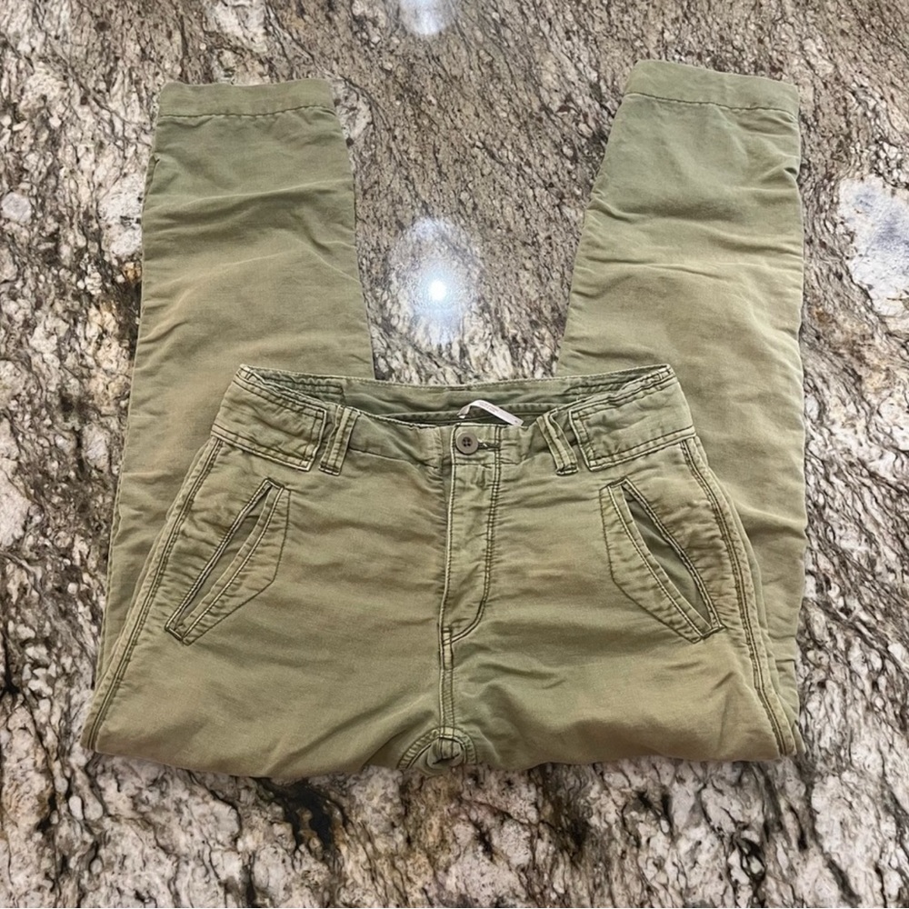 Free People Olive Green Pants